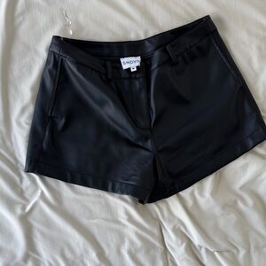 SNDYS Women's High Waist Black Shorts